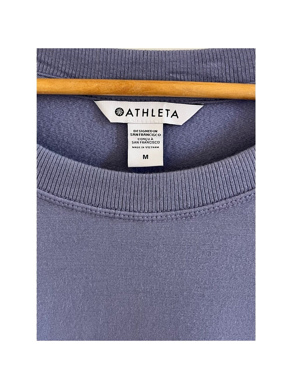 Athleta Coaster Luxe Recover Sweatshirt Women's Size Small P Purple - Picture 2 of 8